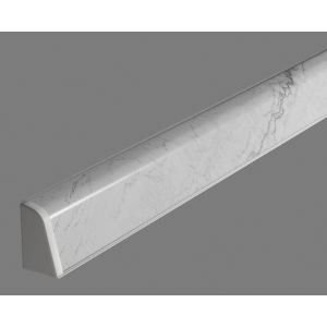 8110/S Плинтус для столешницы 8110/S Azurita white//TwinC 32*4200-Ice-14