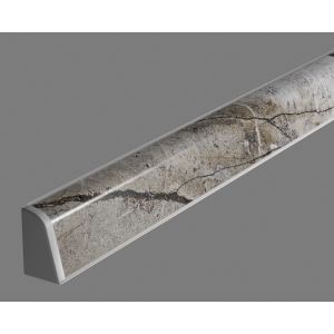 8129/S Плинтус для столешницы 8129/S Mystic grey/TwinC 32*4200-Ivory-02