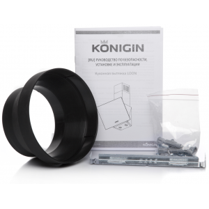 Кухонная вытяжка Konigin Loon Black 60