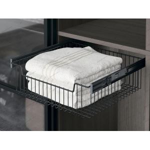 S-6351-A Выдвижная корзина Starax (средняя) с телескоп. напр. 400 мм. (355-375x465x180) антрацит S-6351-A Выдвижная корзина Starax (средняя) с телескоп. напр. 400 мм. (355-375x465x180) антрацит