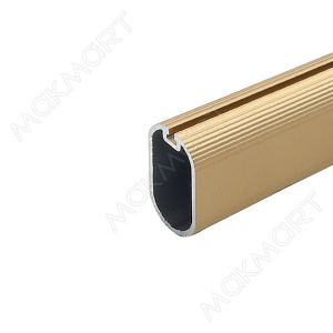 Штанга для одежды 15х30 под демпфер, L=3000мм, отделка золото (анодировка)