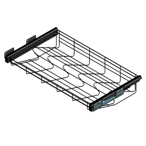 Корзина для обуви 600 L-480 металл лак черный  WE29.0641.01.061