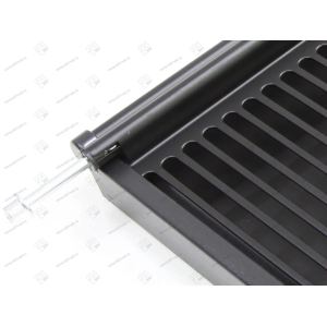 Сушилка для посуды 600мм двухуровневая, с поддоном, черная нержавеющая сталь