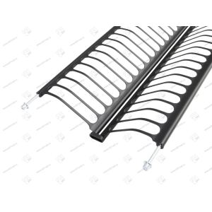 Сушилка для посуды 600мм двухуровневая, с поддоном, черная нержавеющая сталь