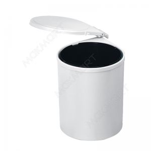 Ведро для мусора (13л), пластик белый