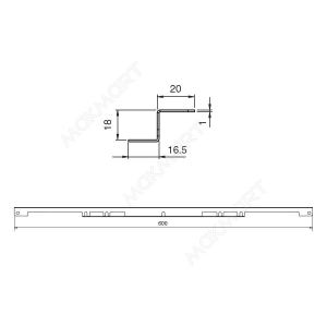 К-т защ.накладок для корпуса под дух шкаф ДСП18мм, отделка белая