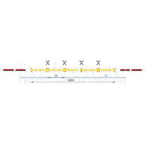 04.800.00.155 Лента G2 COB LED 4000К, IP20, 320 Led/м, 12В, 12Вт/м,1100Лм/м, CRI>85, 5м*8мм, провод 2*0,35мм, L=25см с двух сторон