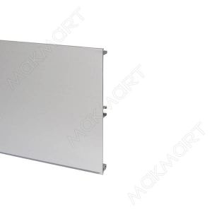 Цоколь алюминиевый Н.150, L=4100мм, отделка алюминий анодированный