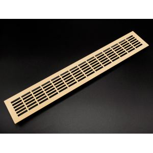 Решетка вентиляционная 80х480 алюминий золото матовое  TE12.0344.07.597