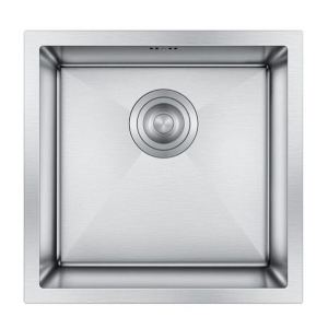 Hoffger 4544 Satin (Сталь сатин), 450*440*210мм, Мойка квадр., нерж., подст.