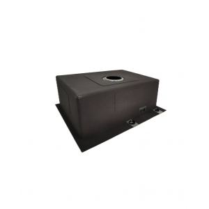 Hoffger 6045 Black (Чёрная), 600*450*210мм, Мойка квадр., нерж., врезн.