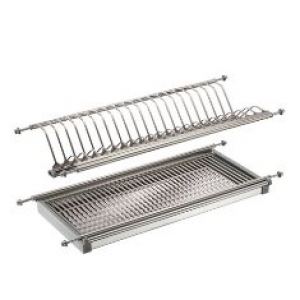 LE 800 Сушка д/посуды 800мм двухуровневая с поддоном,нерж.сталь