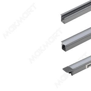 Профиль 1009 для LED подсветки врезной, L=3100 мм, отделка титан (анодировка) Профиль 1009 для LED подсветки врезной, L=3100 мм, отделка титан (анодировка)