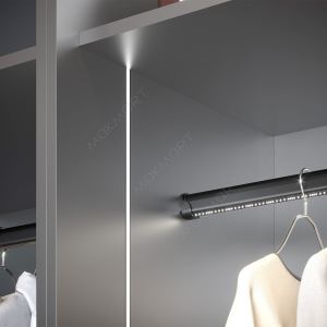 Профиль 1009 для LED подсветки врезной, L=3100 мм, отделка титан (анодировка) Профиль 1009 для LED подсветки врезной, L=3100 мм, отделка титан (анодировка)