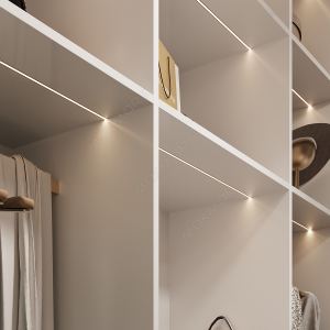 Профиль 1009 для LED подсветки врезной, L=3100 мм, отделка титан (анодировка) Профиль 1009 для LED подсветки врезной, L=3100 мм, отделка титан (анодировка)