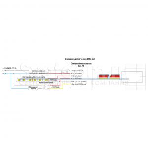 DZs-12/24-7d IP44 | сенсорный выключатель 1 кнопка за зеркало