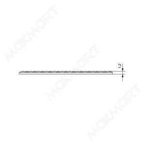 Коврик противоскользящий 480*1.2мм (EVA), цвет транспарент Коврик противоскользящий 480*1.2мм (EVA), цвет транспарент