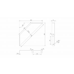 Полкодержатель SPATO P305GR.4   Серый
