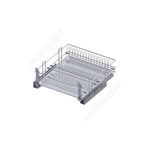 DRLB.10/50.PC.KIT Сетка для посуды в нижнюю базу 500 выдвижная с доводчиком, отделка хром