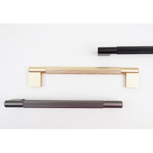 Ручка мебельная 846 накладная м.ц.980 L1000мм, алюминий, матовый-черный R846A.1000BLWS