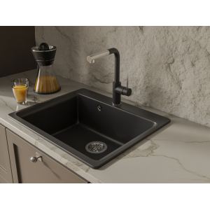 RIVELATO Мойка AXEL 60  1-чаша 630*520мм antracite арт.Х-60 antracite