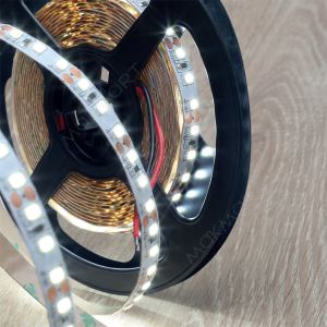 Лента светод SMD2835, 120 LED/м, 14.4Вт/м, 12В, CRI80,1400-1500Лм/м 5000*8мм, IP20, 6000-6500К  ХОЛО