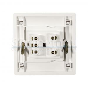 001-2 | выключатель с розеткой мебельный