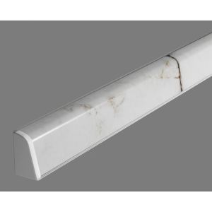 8106/S Плинтус для столешницы Bianco Extra//TwinC 32*4200- Ice-14