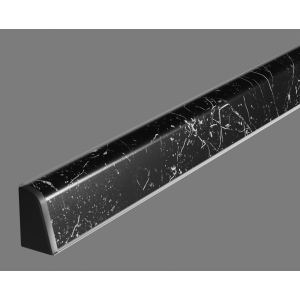 8255/S Плинтус для столешницы Nero Marquina//TwinC 32*4200- Black-11