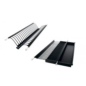 Сушка для посуды 800мм  чёрная из нержавеющей стали