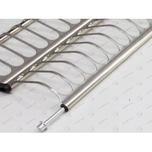 Сушилка для посуды 1000мм двухуровневая, с поддоном, нержавеющая сталь Сушилка для посуды 1000мм двухуровневая, с поддоном, нержавеющая сталь