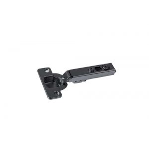 JET Петля JETLine clip-on D35мм без пружины для накладных дверей, чёрный никель H800A.000BLJU