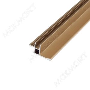 HW.005.097.PR.GOLD Профиль 2817 LED GOLA Г-образный под пропил для 16мм ДСП, L=3100мм, отделка золот