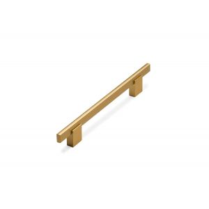 Ручка мебельная 8856, м.ц.160мм, длина 224мм, алюминий брашированное золото RM8856.160BG