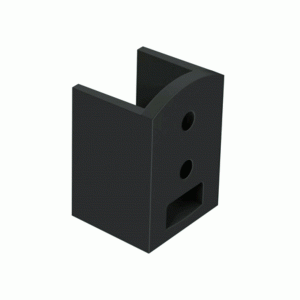 TR19.0033.05.061 LUMINO Держатель профиля LED штанги прямоугольной пластмасса черная