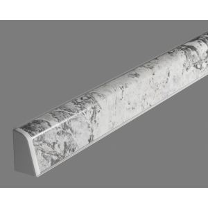 8097/S Плинтус для столешницы  Invisible Marble//TwinC 32*4200-Ice-14
