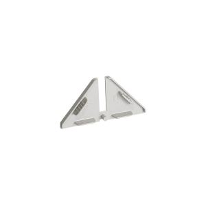 Комплект заглушек для треугольного бортика M3530, цвет  серый