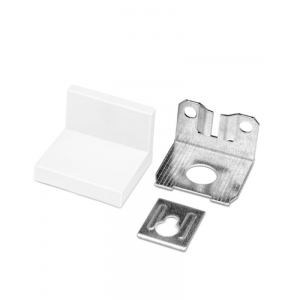 Навес L-образный в сборе №1 белый