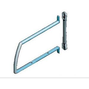 Полкодержатель Delta, L340 под стекло (комплект)  Акция