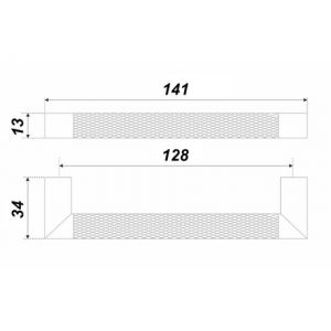 RS286BSN/MBSN.4/128 (Ручка мебельная EROS)