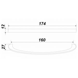 RS197CP.4/160 (Ручка мебельная)