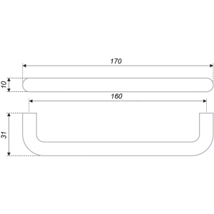 RS040CP.4/160 (Ручка мебельная)(25)