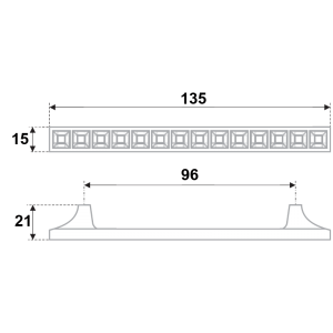 RS420CP/CrW.4/96 (Ручка мебельная) (25)