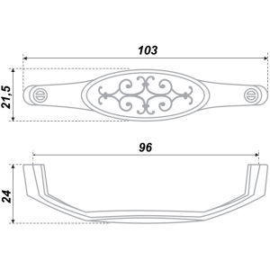 RS413EAB.3/96 (Ручка мебельная) (40)