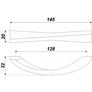 RS276CP/BSN.4/128 (Ручка мебельная) (25)