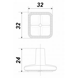 RC112MAB.4/Bg (Ручка мебельная RC112MAB.4/Bg)