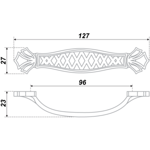 RS411BAB.3/96 (Ручка мебельная) (25)