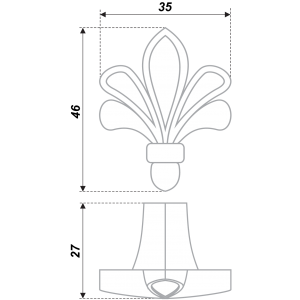 RC423CP/W.4 (Ручка мебельная) (40)