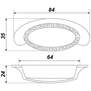 RS414EAB.4/64 (Ручка мебельная) (30)