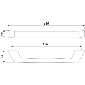 RS188CP.4/160 (Ручка мебельная) (10)